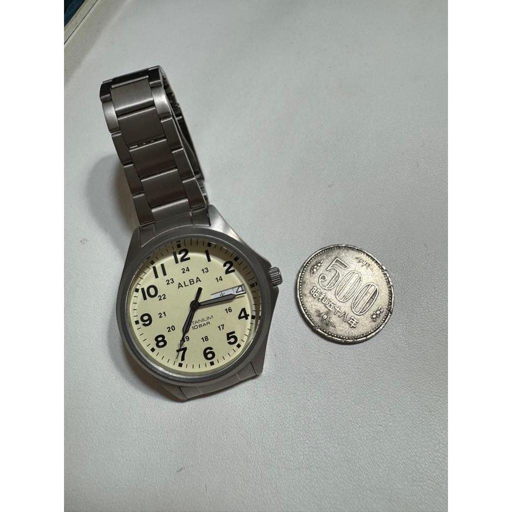 Used ALBA Titanium Men's Watch Quartz