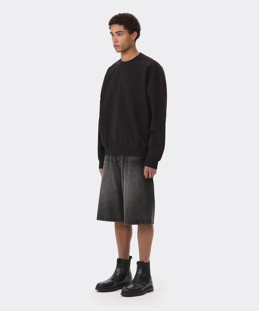 Keoseuuteommellou Black Denim Bermuda Shorts Cwpam26371Bkx