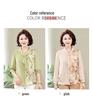 2024 Spring Elegant Nine-Sleeve Mother's Top - Chic & Versatile for Age-Reducing Style