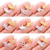 5Pcs/Lot New Arrive Leaf Pendant Hollow Leaves Stainless Steel Charms for Earrings Bracelet Necklace Jewellery Making