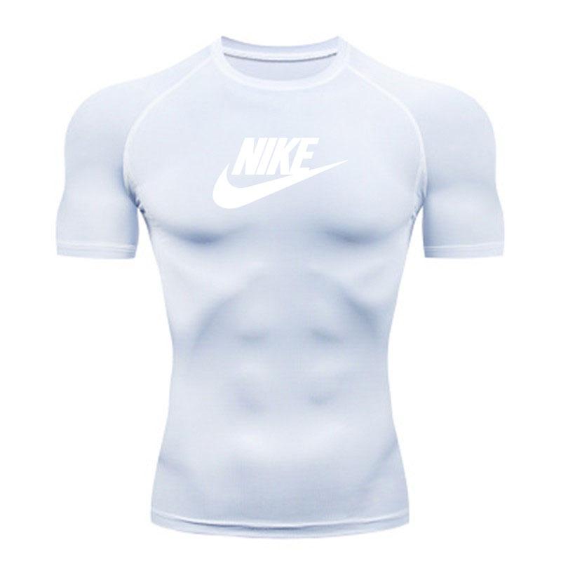 Men's Quick Dry Compression Athletic T-shirt Breathable Stre