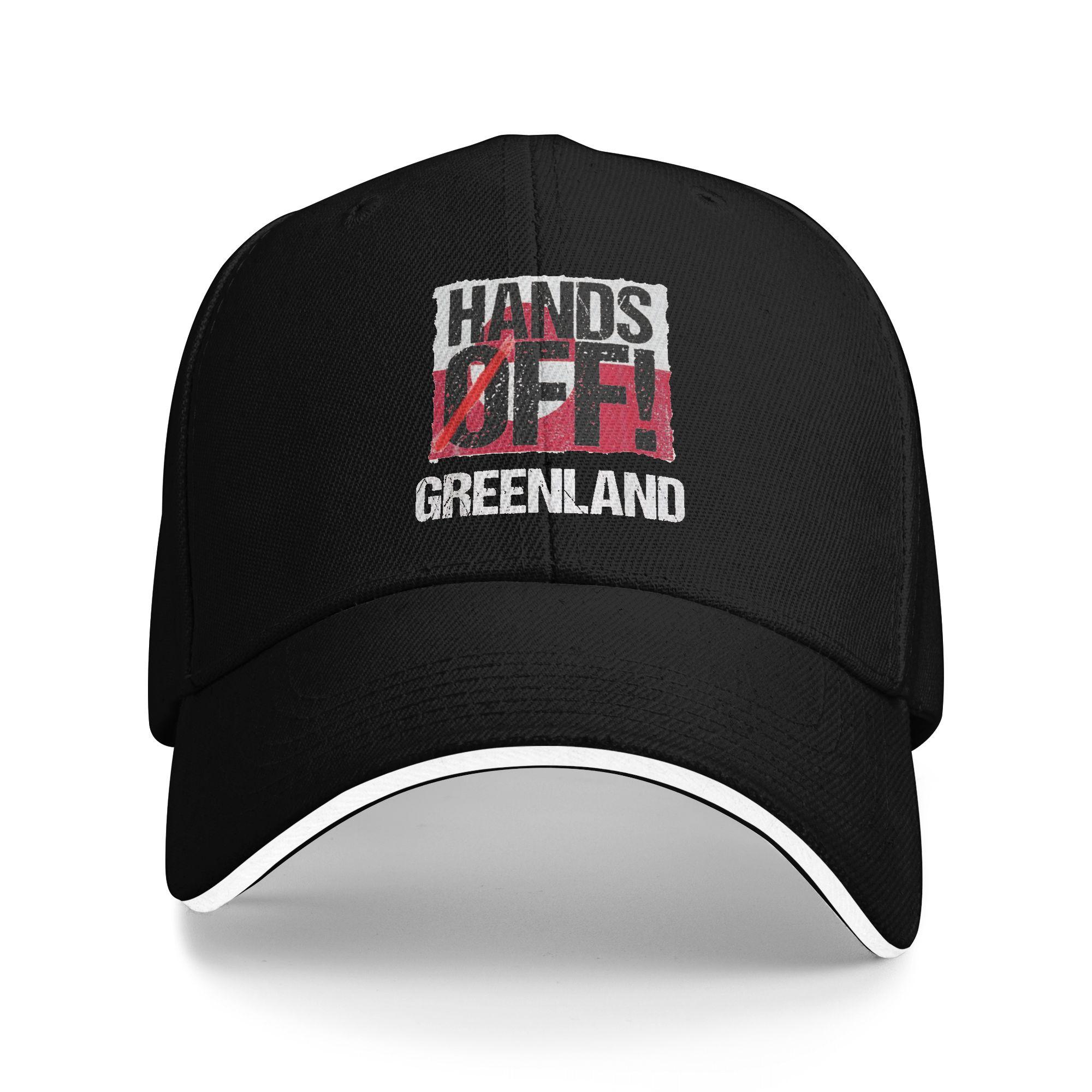 Hands Off Greenland Is Not For Sale MGGA Accessories Men Women Baseball Cap  Trucker Hat Retro Outdoor Headwear One Size