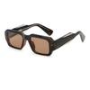 Sunglasses men's fashion trend new square wide legs imitation plate high sense Spice girl European and American style sunglasses women