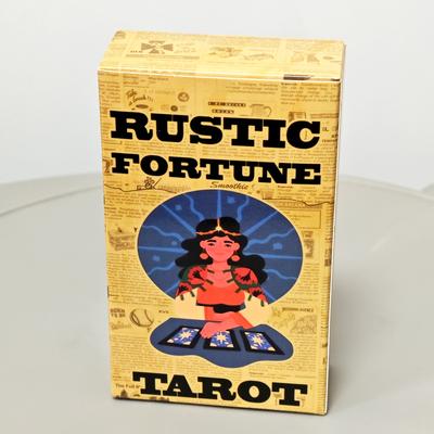 Rustic Fortune Tarot Deck 10.3*6cm Based On Vintage Ads To Represent The Common Folk Life and Values 80 Pcs Cards Rider Waite