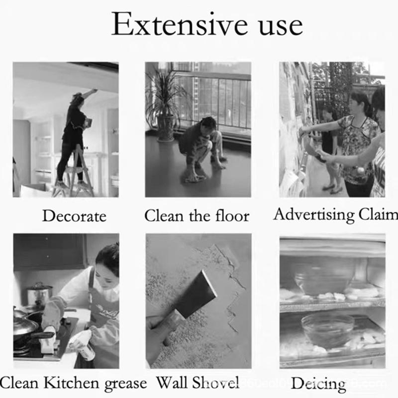 High Durability Stainless Steel 16 In 1 Putty Scraper Tool With Nonslip Grip Ideal For DIY Projects And Professional Use