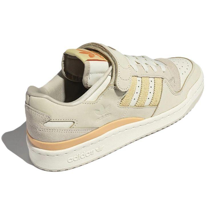 Adidas Forum 84 Low Cream White Almost Yellow Unisex Sneakers Off-White HQ6332