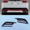 Rear Bumper Fog Light Cover Trim Carbon Fiber For 24-25 Toyota Grand Highlander