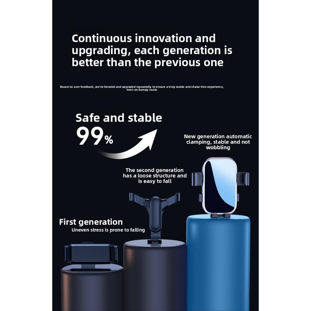 New Car Phone Holder Dashboard Suction Cup Mount Navigation Bracket Air Vent Phone Stand for Car