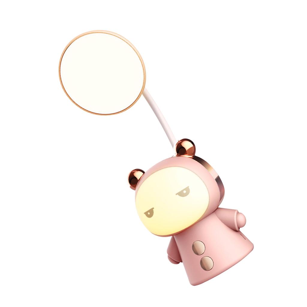 Cartoon LED Desk Lamp Creative USB Rechargeable Eye Protection Learning Reading Book Lamp Night