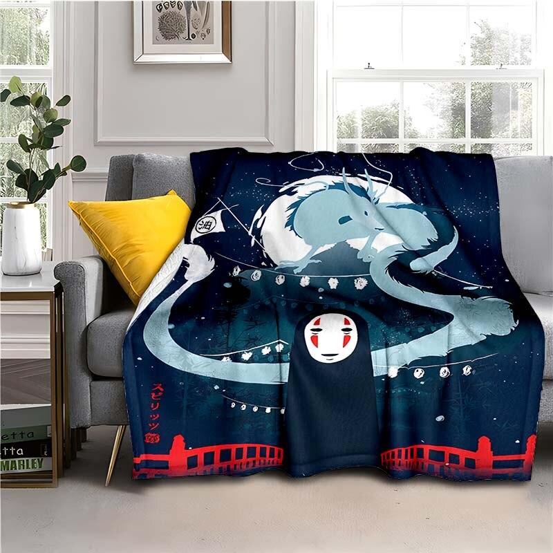 

Ковдра з аніме Унесені привидіннями Суперм які теплі фланелеві домашні ковдри Ковдри для ліжок Ковдра для пікніка Ковдра з мультфільмів 75x90cm