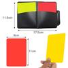 Referee Supplies Set, Warning Cards, Red and Yellow Cards, 6