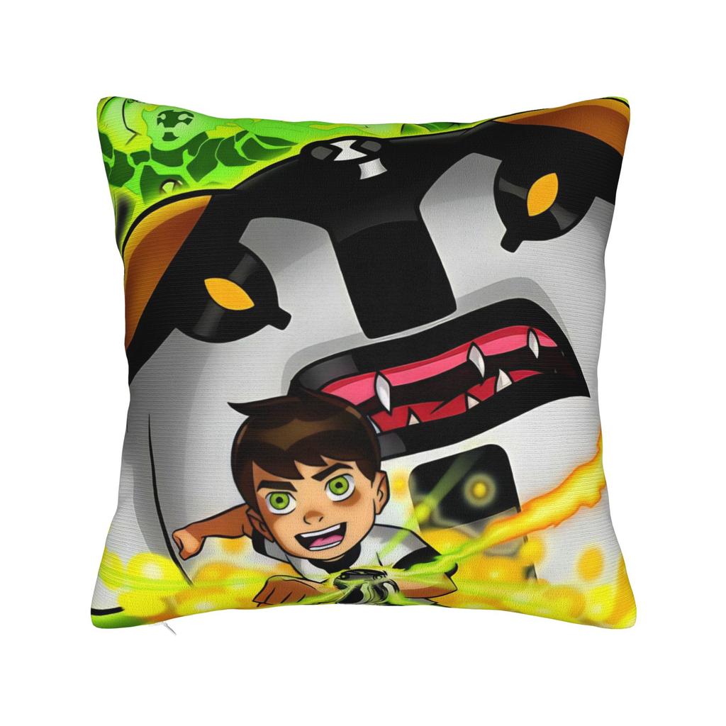 Ben 10 Anime Pillow Covers Merch Printing Cushion Cover Decorations Throw Pillow Case Cover Sofa Multiple Sizes