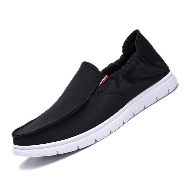 New Style Cloth Shoes Soft Sole Men's Shoes Breathable Casual Board Shoes Lazy Shoes Men's Casual Canvas Shoes