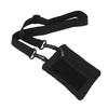 Lanyard Coin Pouch Waterproof Wearable Lightweight Nylon Sports Neck Coin Purse for Change Card Black