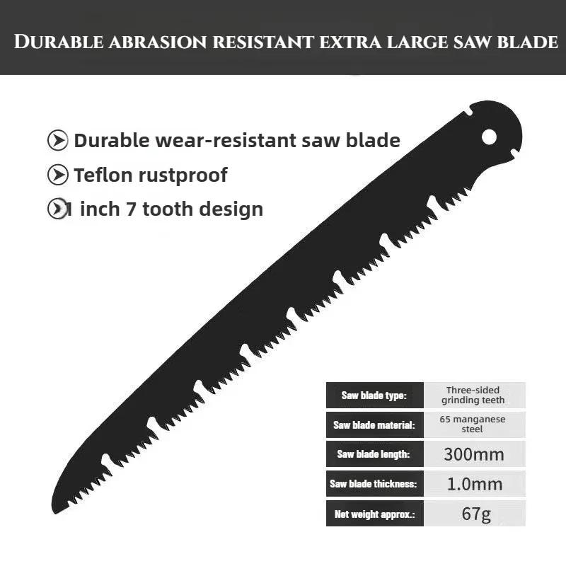 Multifunctional Folding Pruning Saw for Trees,Manual Garden Hand Tool for Outdoor Woodworking,Branch Trimming of Fruit
