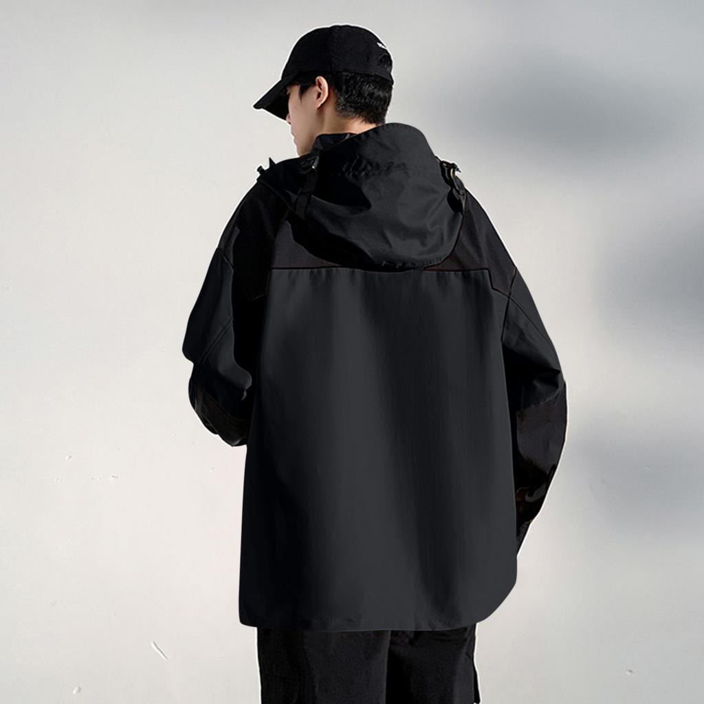 Men's Colorblock Jacket Casual Sports Fashion Outdoor Mountaineering Couple Jacket