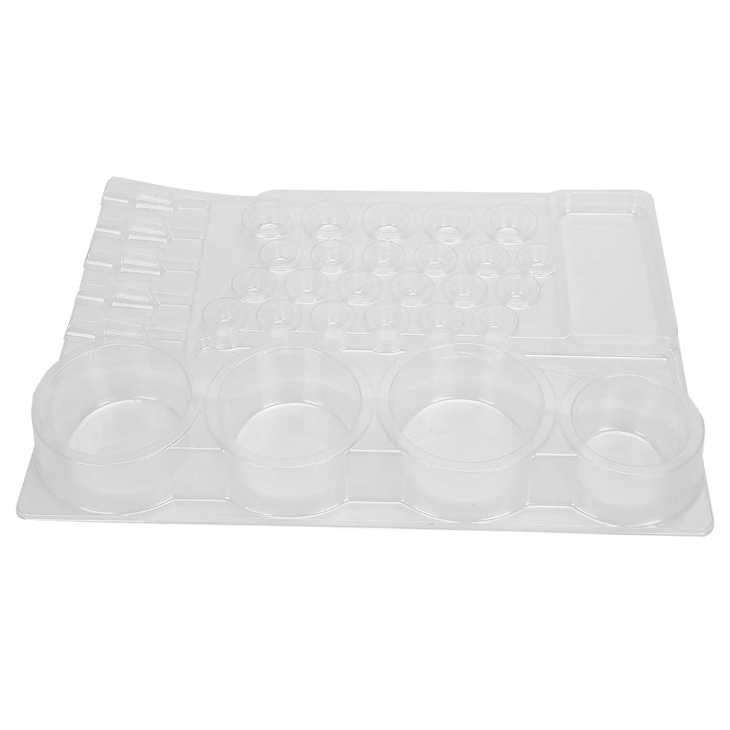 24pcs Disposable Tattoo Ink Cup Holder Stand Tattoo Needle Pigment Tray Accessory