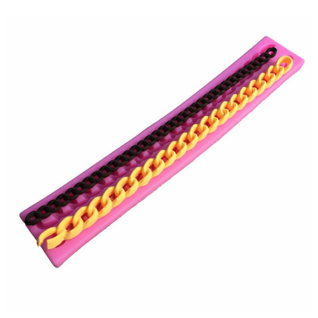 Silicone Cake Mold Chain Fondant Chocolate Cupcakes Mould Cookies Bakeware Molds DIY Heat Resistant Baking Kitchen Gadgets