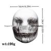 Smal Leende Vit Spöke Halloween Mask Kostym Rekvisita