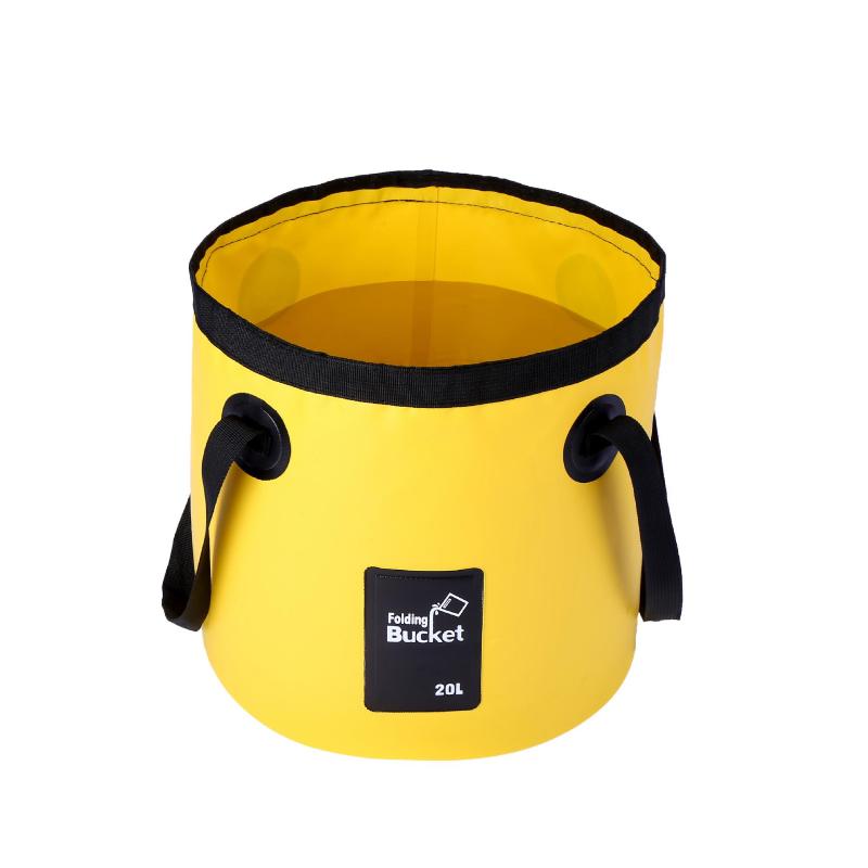 Folding Bucket Portable Outdoor Travel Foldable Water Bucket Bowl Sink Washing Bag Car Wash Bucket Multifunction for Camping