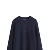 Polo Ralph Lauren Solid Color Raglan Sleeve Crew Neck Long Sleeve Sweater Men sweater Navy-Blue 710946146-001