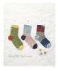 Vollständige Sammlung gehäkelter Socken (Apfelminzen)
