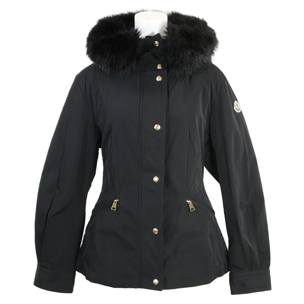 Moncler [Good Condition/24 Year Old] BRON Hoodie Short Down Jacket 1 blackUsed