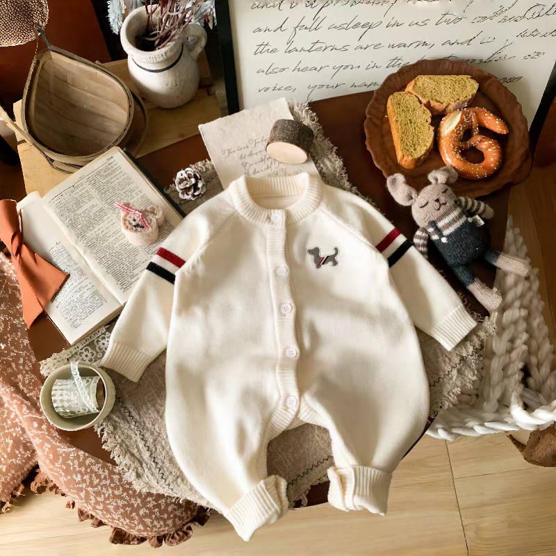 2025 Stylish Baby Autumn Romper: Super Cute Infant & Toddler Jumpsuit Sweater