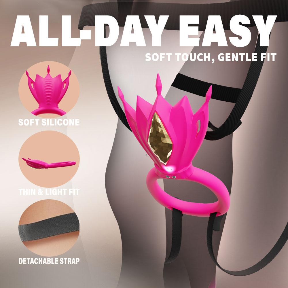 APP Control Wearable Panty Vibrator for Women Vibrating Penis Ring Clitoral Stimulator Female Sex Toy for Men Sexual Pleasure