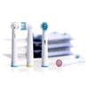 Electric Toothbrush Heads - BRAUN - Pack of 8 - Soft - Compatible Oral B - Precision Clean