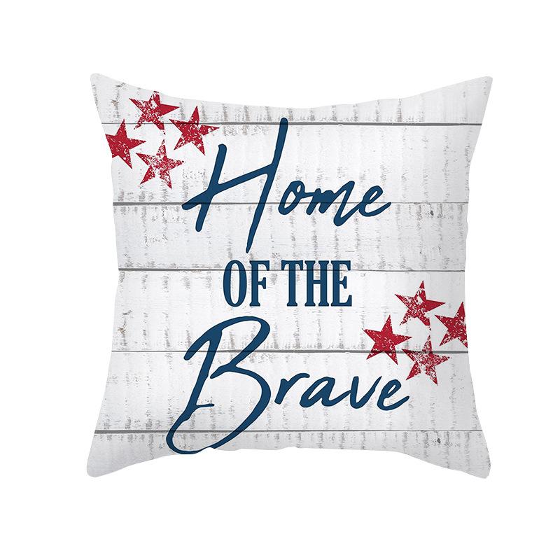 Kissenbezug Einfacher Pfirsichhaut-Druck Kissenbezug Sofakissenbezug