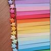 Origami Lucky Star Stuhy Barvy Proužky Skládací Sada Papíru Štěstí Hvězda Dekorace Hvězda Přání Pro Děti (Náhodná barva)