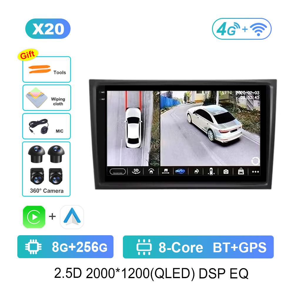 Android 14 for Volvo XC90 2004 - 2014 4G GPS Navigation Car Video Multimedia Player WiFi BT HD Touch Screen Bluetooth DSP Stereo