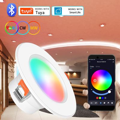 RGB Tuya LED Downlight Dimmbare Strahler Bluetooth Smart Decke Lampe Einbau Lichter Smart Leben Smart Home Led Beleuchtung