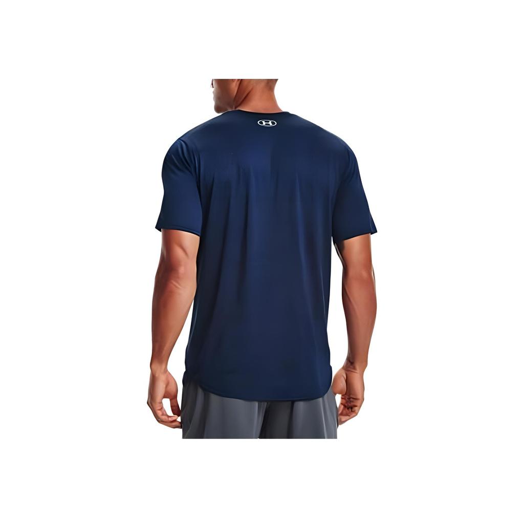 Under Armour Vent Casual Training Loose Comfortable Crew Neck Short Sleeve T-Shirt Men Tops Dark-Blue 1366145-408