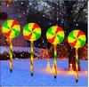Solar Snowflake & Star Cane LED Garden Light for Outdoor Christmas Decor
