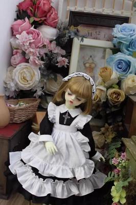HAMRETHYPPZ 14 16 13 BJD Ball-Jointed Doll Dress Doll Costume Doll Maid Outfit Ball-Jointed Doll Dress-Up Doll Dress Princess Dress, White Princess