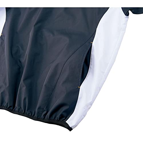 ZETT Baseball Youth Long Sleeve V-Neck Jumper, Black x White (1911A), Size 130, BOV331J