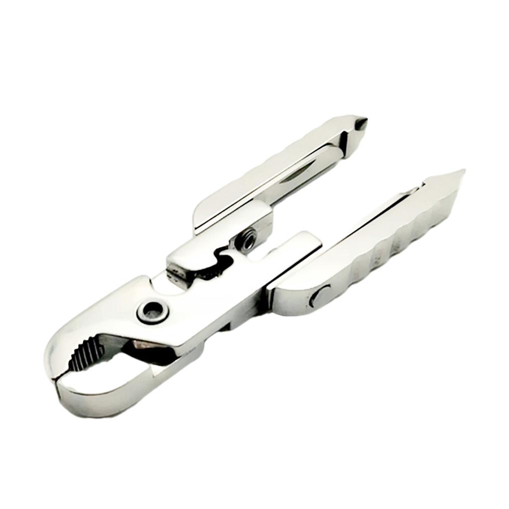 Outdoor Survival Tool 10 In 1 Pliers For All Needs Easy To Camping Survival Multi-functional Tool Silver
