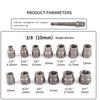 26-Piece Damaged Nut & Screw Extractor Tool Set - Chrome Molybdenum Steel
