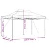 VidaXL Tente de réception pliable escamotable vert 440x292x315 cm, tente, tente à auvent, auvent de gazebo, tente gazebo, 4004960