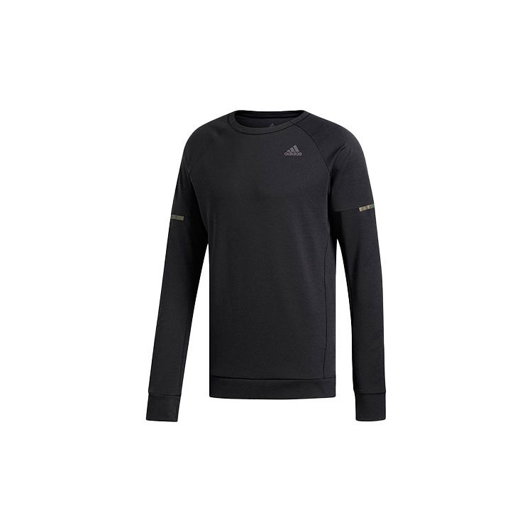 

Adidas Sn Run Cru Crew Neck Толстовка Мужские Топы Черный DN2484