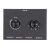 3.5mm Stereo Stereo Passive Switcher 1 In 4 Out 4 In 1 Out Manual Selector  For Speaker