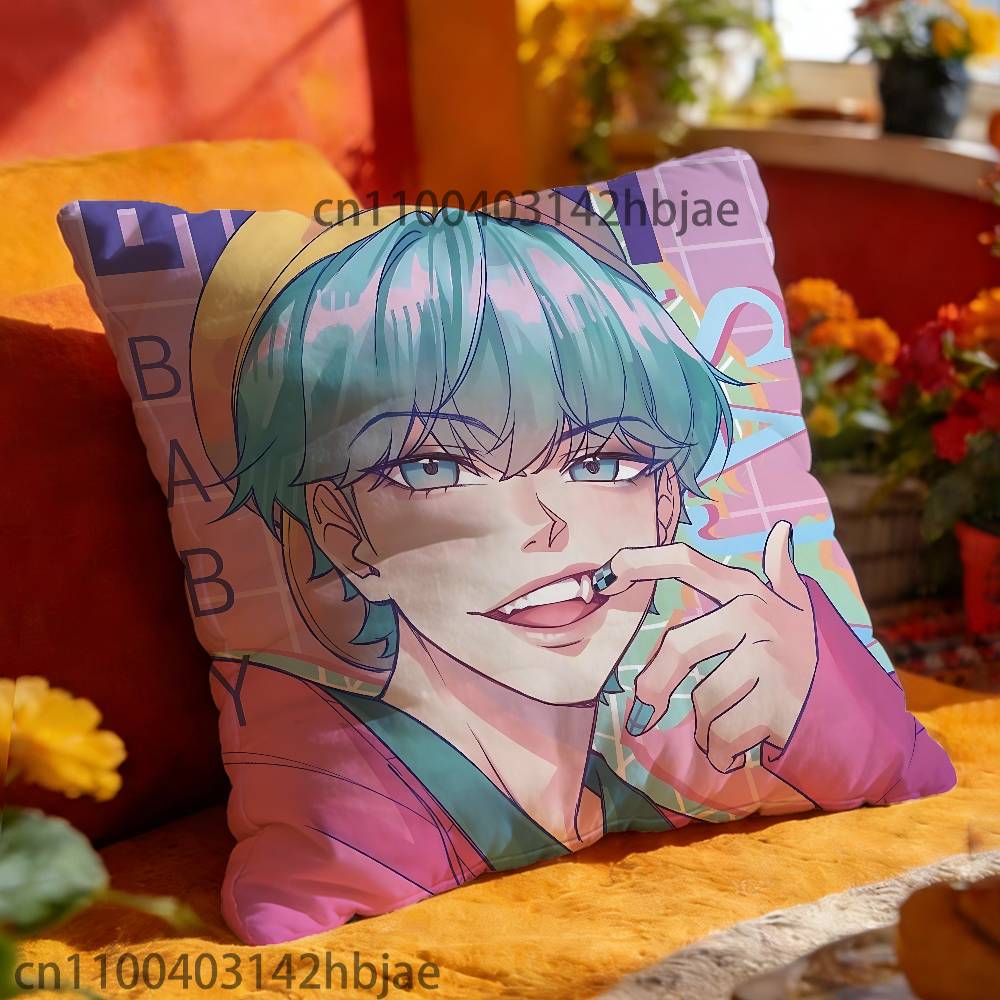 S-Saja Poszewki na poduszki dla chłopców Sypialnia Salon Sofa Wystrój domu Poliestrowa poszewka na poduszkę z zamkiem błyskawicznym