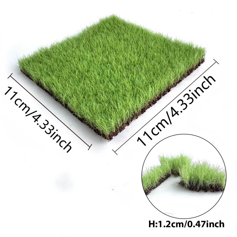 12mm Miniature Grass Clusters Hand-Tearable Model Grass For Diorama Sand Table Model Building Scene Layout DIY Craft Supplies