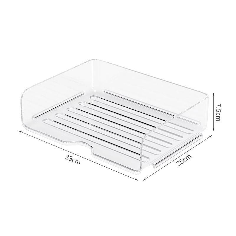 Настольный офисный А4 ящик для хранения канцелярских принадлежностей и документов Многоуровневая полка-органайзер для офисных файлов Подставка для хранения документов 850₽