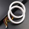 1 Pair 12V Car SUV Headlight DRL Halo Ring Angel Eyes Turn Signal Lamp For 110mm