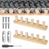 2 Boards Wooden Knitting Loom Kit 12 Pegs Weaving Loom Frame Versatile Hand Knitting Tool Gifts