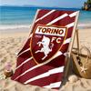 Torino Fc Crest Design Beach Towel, Quick-drying, Easy To Care For, Suitable for Both Fitness and Beach Vacations,Sports Essential