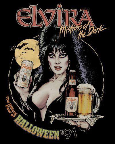 Elvira Mistress Of The Dark Movie Halloween Basic black vtg T shirt S-5XL Unisex T-Shirt XXXXL
